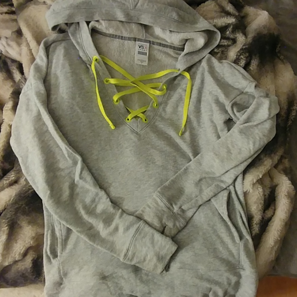 Victorias secret sport lace up hoodie